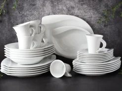 Creatable Geschirrset|Acacia - Kombiservice 30-tlg - Weiss
