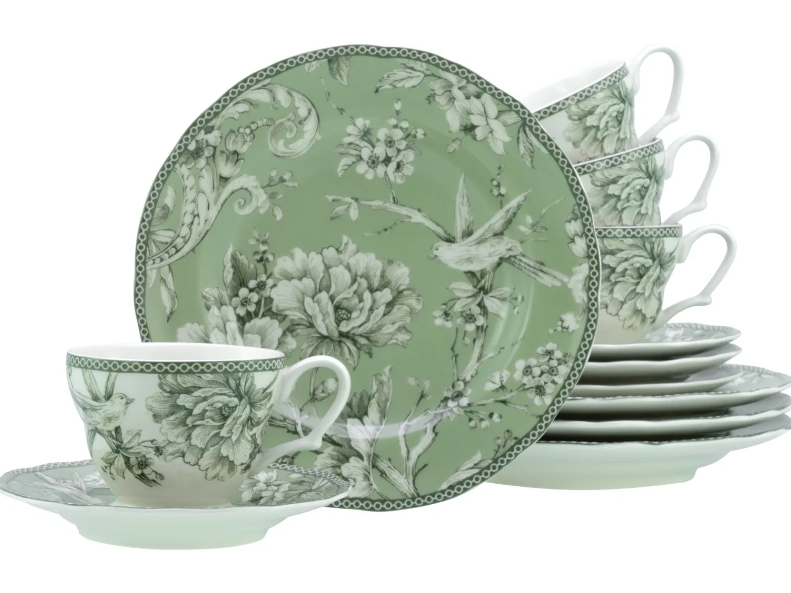 Creatable Geschirrset|Adelaide - Kaffeeservice 12-tlg - Blau