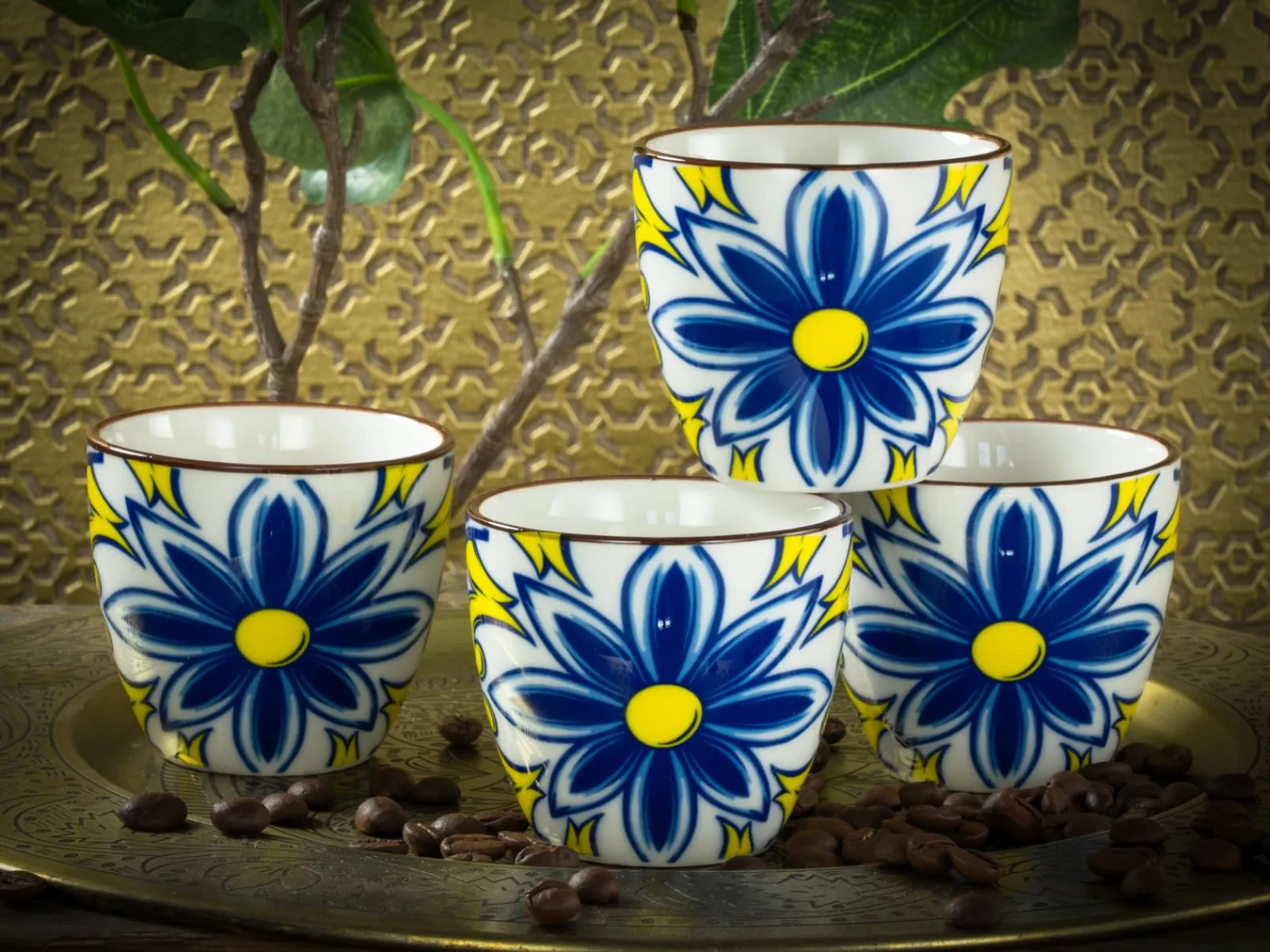 Creatable Becher & Tassen|Aladin - Espressobecher 4-tlg - Blau