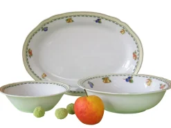 Creatable Geschirrset|Alba Obst - Servierset 3-tlg - Weiss