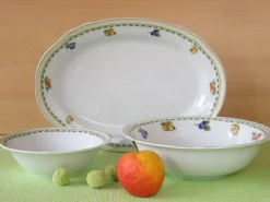 Creatable Geschirrset|Alba Obst - Servierset 3-tlg - Weiss