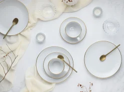 Creatable Geschirrset|Allegra - Kaffeeservice 18-tlg - Goldband