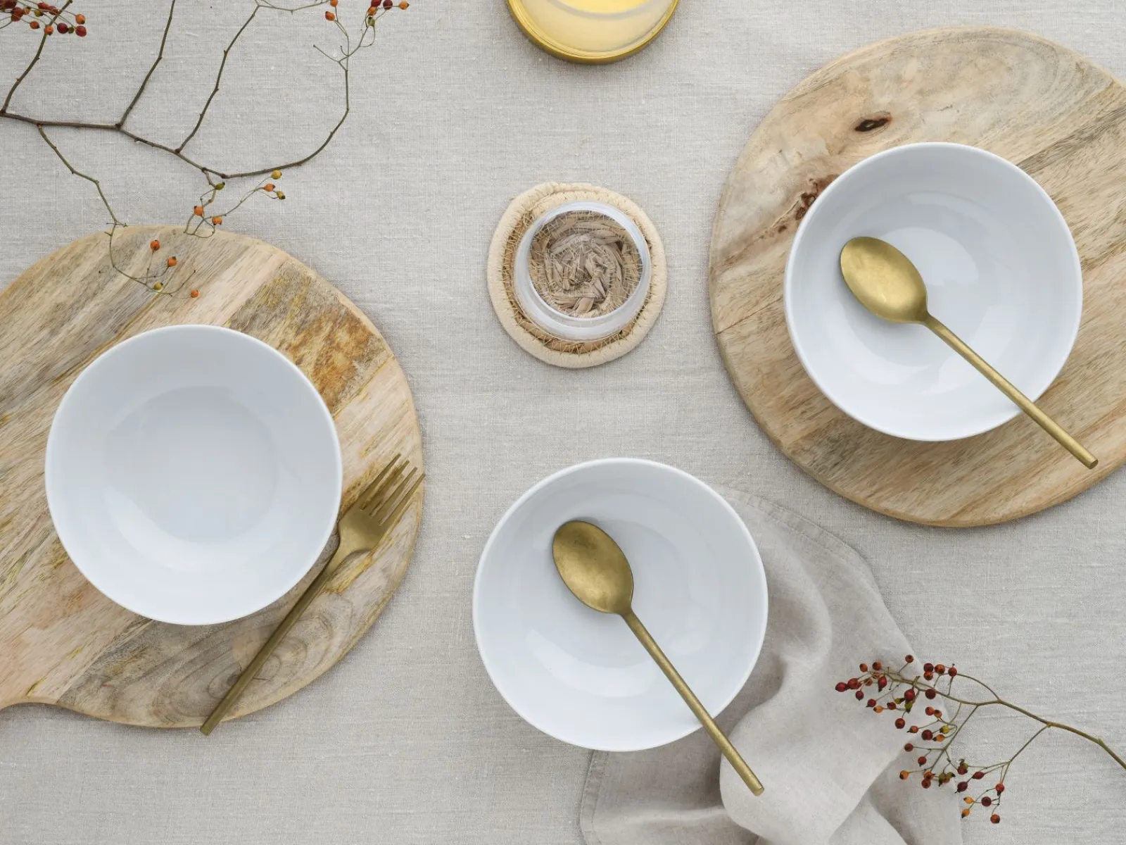 Creatable Bowls & Schüsseln|Geschirrset|AllRound - Buddha Bowl 4-tlg - Weiss