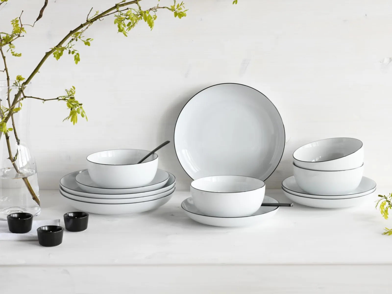 Creatable Geschirrset|Teller|AllRound - Tellerset 12-tlg - Weiss