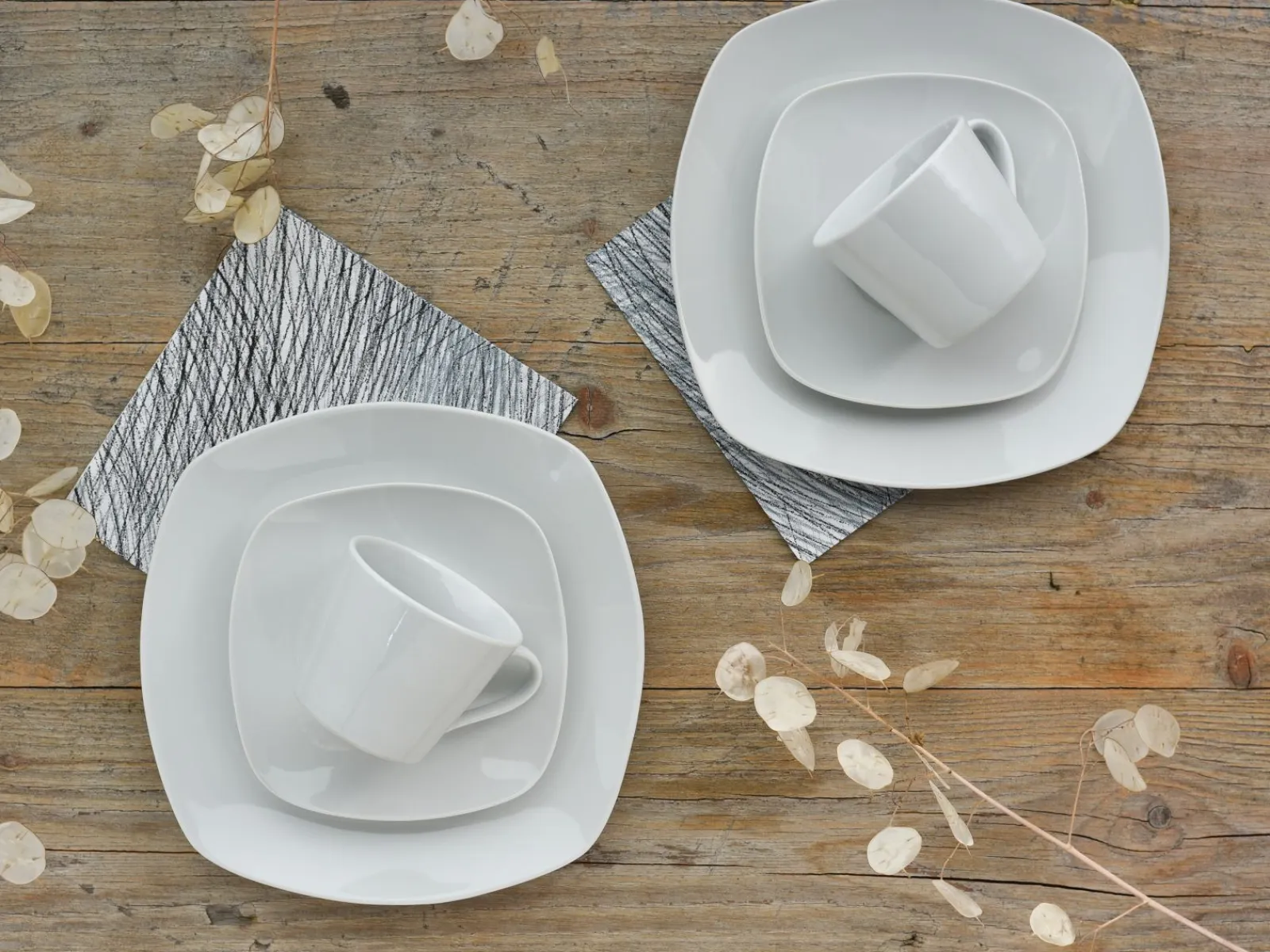 Creatable Geschirrset|Amelie - Kaffeeservice 18-tlg - Weiss