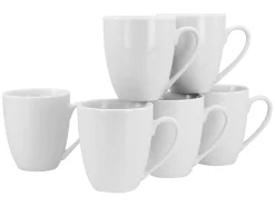 Creatable Becher & Tassen|Geschirrset|Angi - Kaffeebecher 6-tlg - Weiss