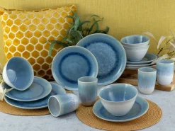 Creatable Geschirrset|Aquarius - Kombiservice 16-tlg - Blau