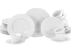 Creatable Geschirrset|Arianne - Kombiservice 30-tlg - Weiss