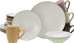 Creatable Geschirrset|Bamboo Garden - Kombiservice 16-tlg - bunt
