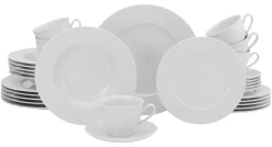 Creatable Geschirrset|Barcelona - Kombiservice 30-tlg - Weiss