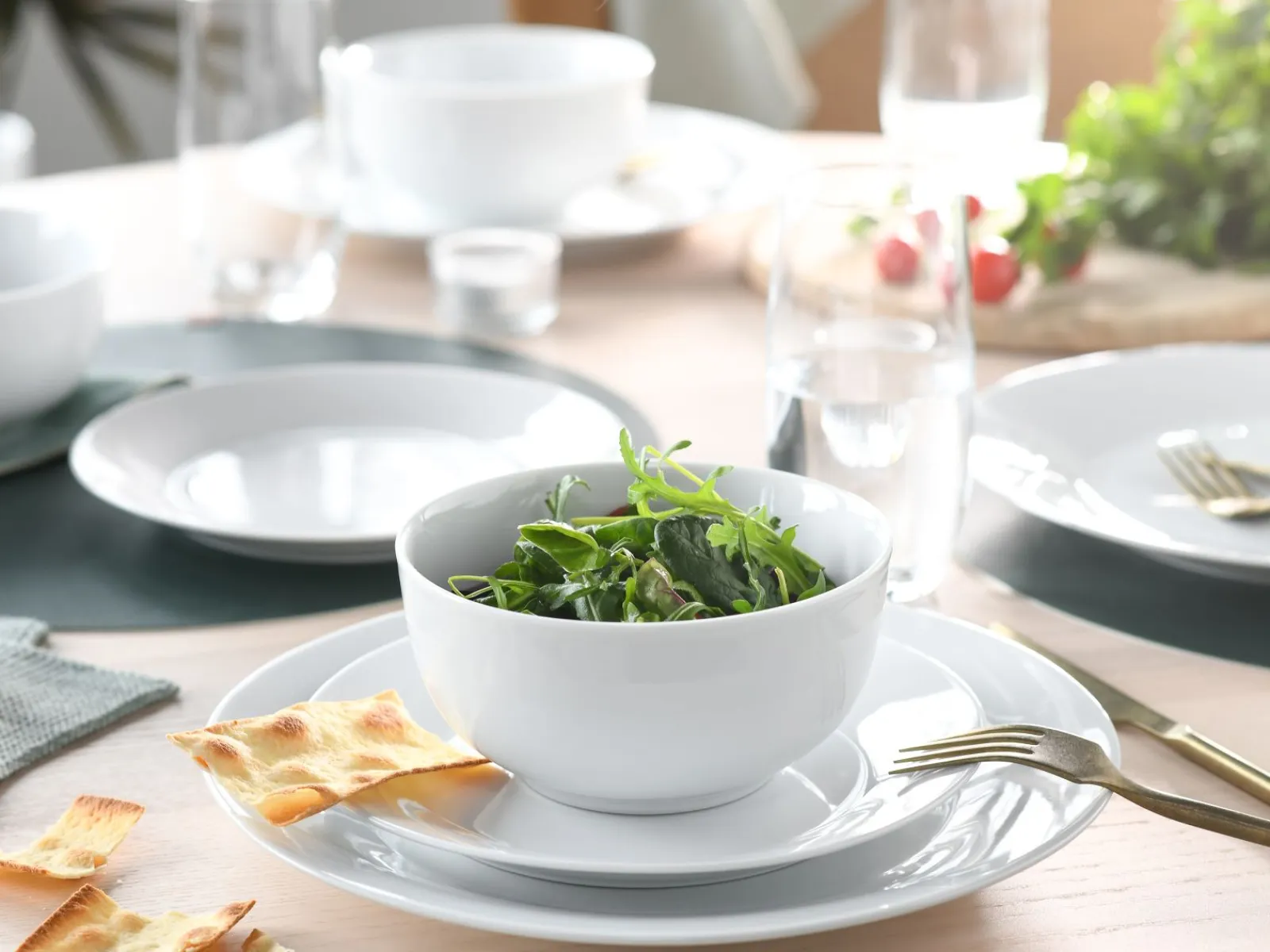 Creatable Geschirrset|BASE - Tellerset 18-tlg - Weiss
