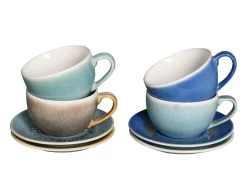 Creatable Geschirrset|Caldera - Cappuccino-Set 8-tlg - Mix