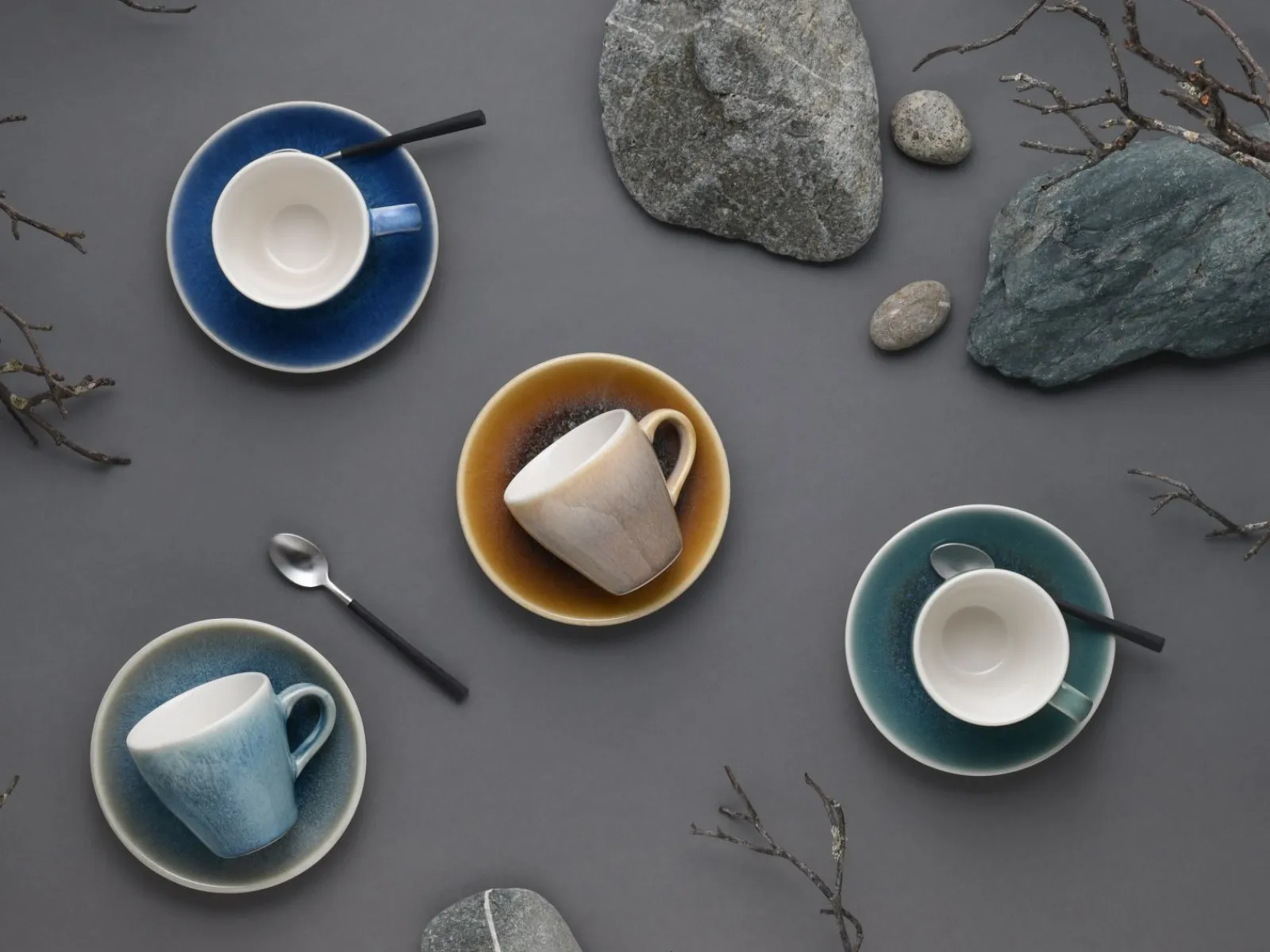 Creatable Geschirrset|Caldera - Espresso-Set 8-tlg - Mix