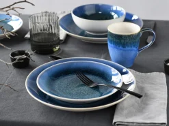 Creatable Geschirrset|Caldera - Kombiservice 8-tlg - Blau