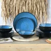 Creatable Geschirrset|Teller|Capri - Tellerset 18-tlg - Blau