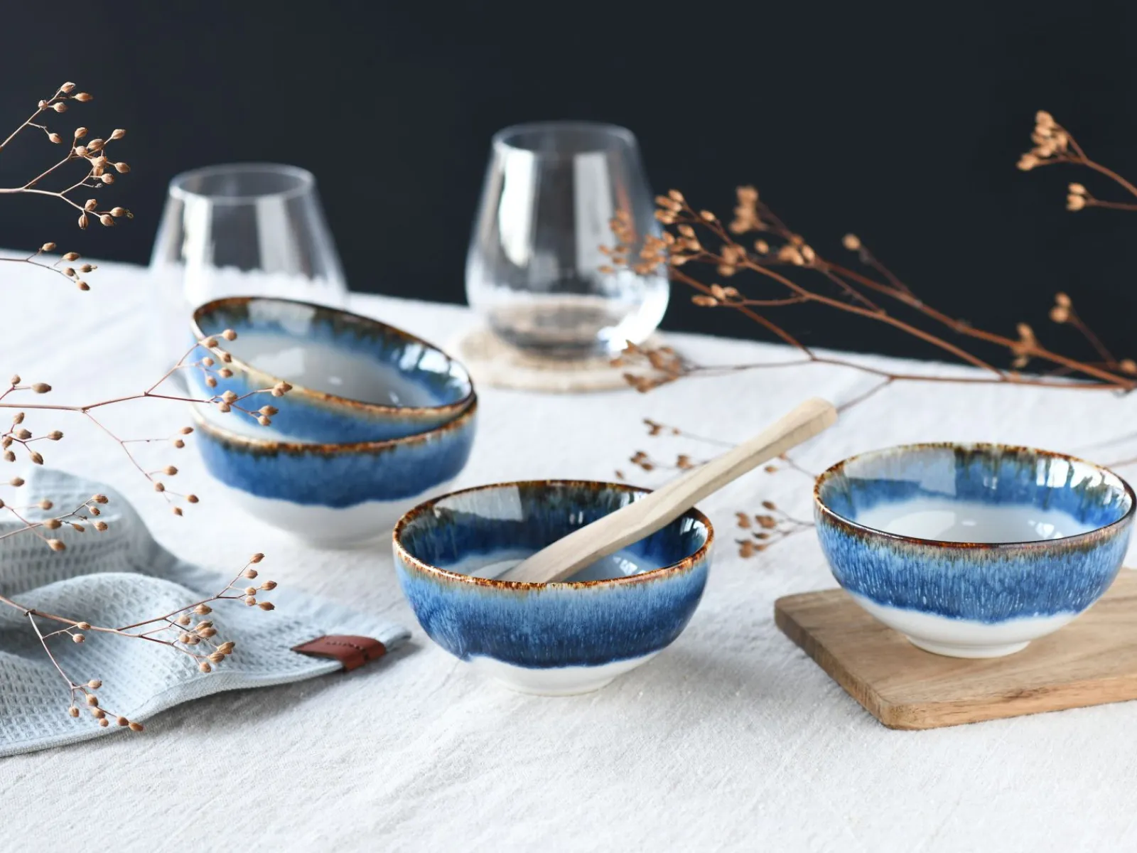 Creatable Geschirrset|Cascade - Dipschale 6-tlg - Blau