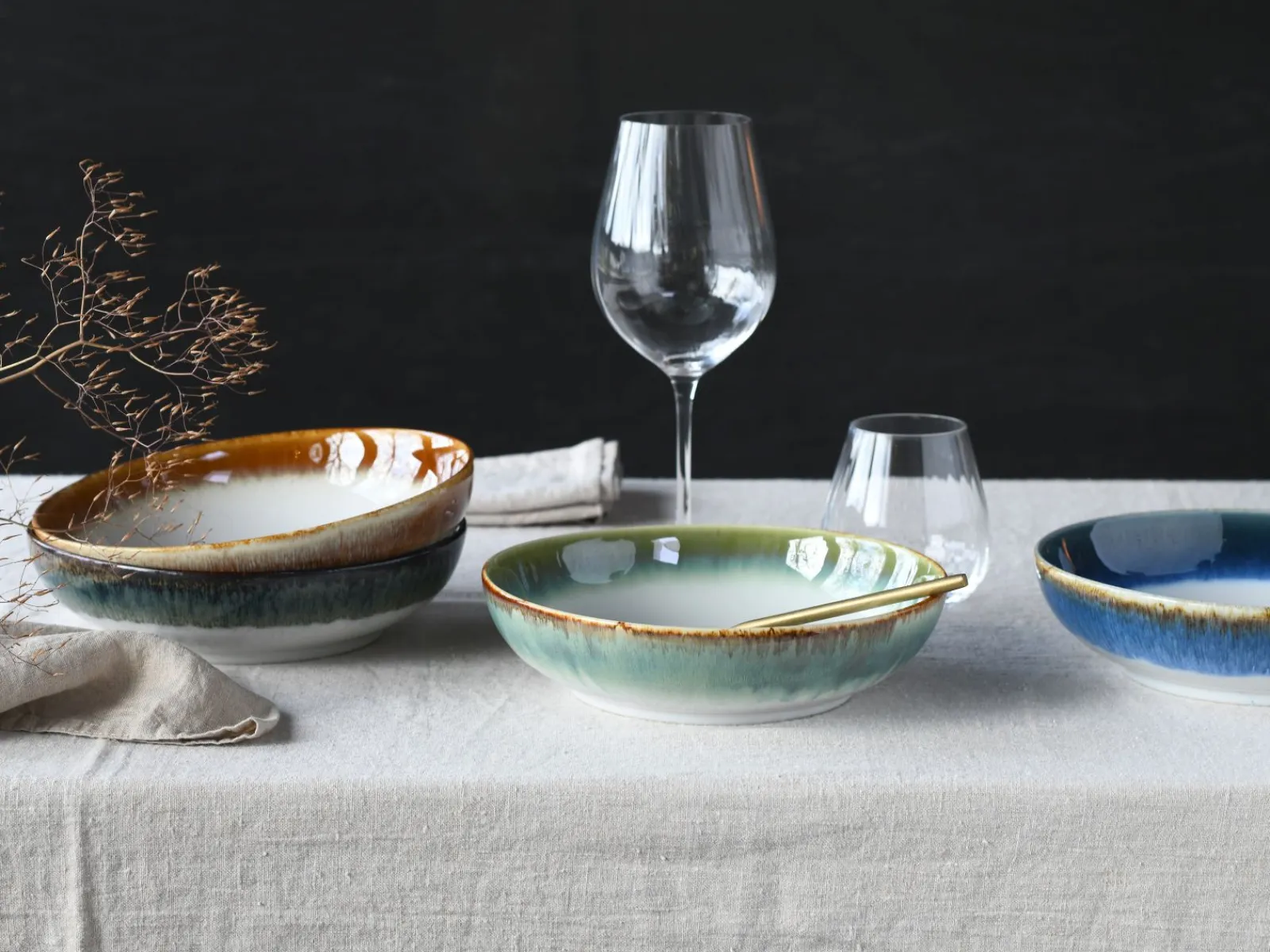 Creatable Bowls & Schüsseln|Geschirrset|Cascade - Poke Bowl 4-tlg - bunt