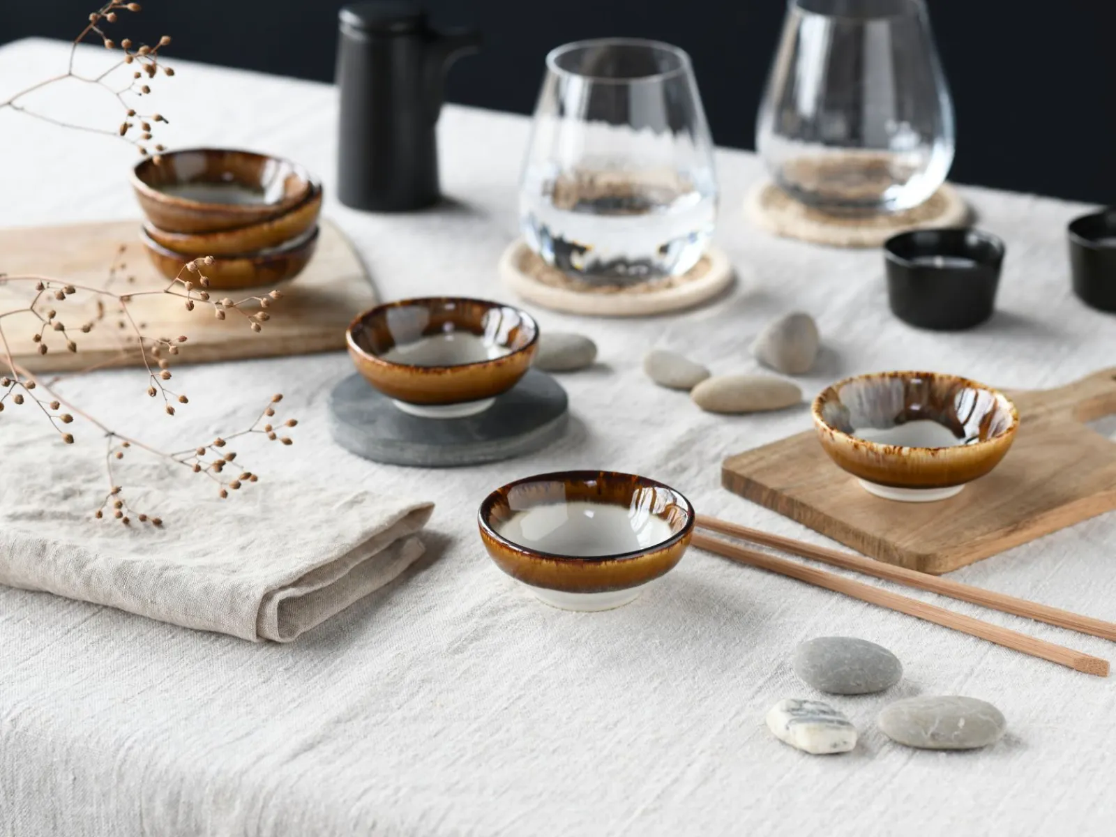 Creatable Bowls & Schüsseln|Geschirrset|Cascade - Sojaschale 6-tlg - Blau