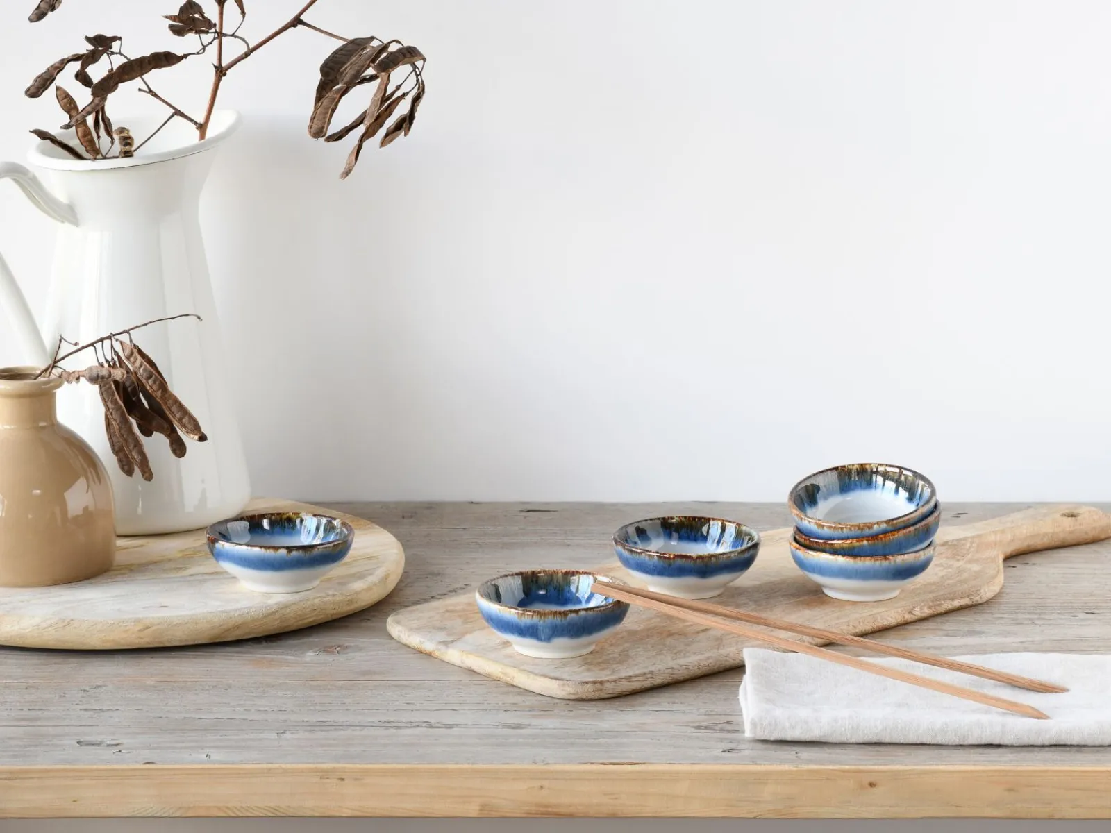 Creatable Bowls & Schüsseln|Geschirrset|Cascade - Sojaschale 6-tlg - Blau