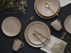 Creatable Geschirrset|Catania - Kombiservice 16-tlg - Anthrazit
