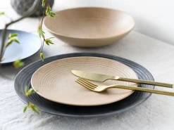 Creatable Geschirrset|Teller|Catania - Tellerset 18-tlg - Anthrazit-sand