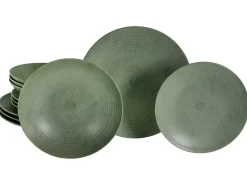 Creatable Geschirrset|Teller|Catania - Tellerset 12-tlg - Anthrazit