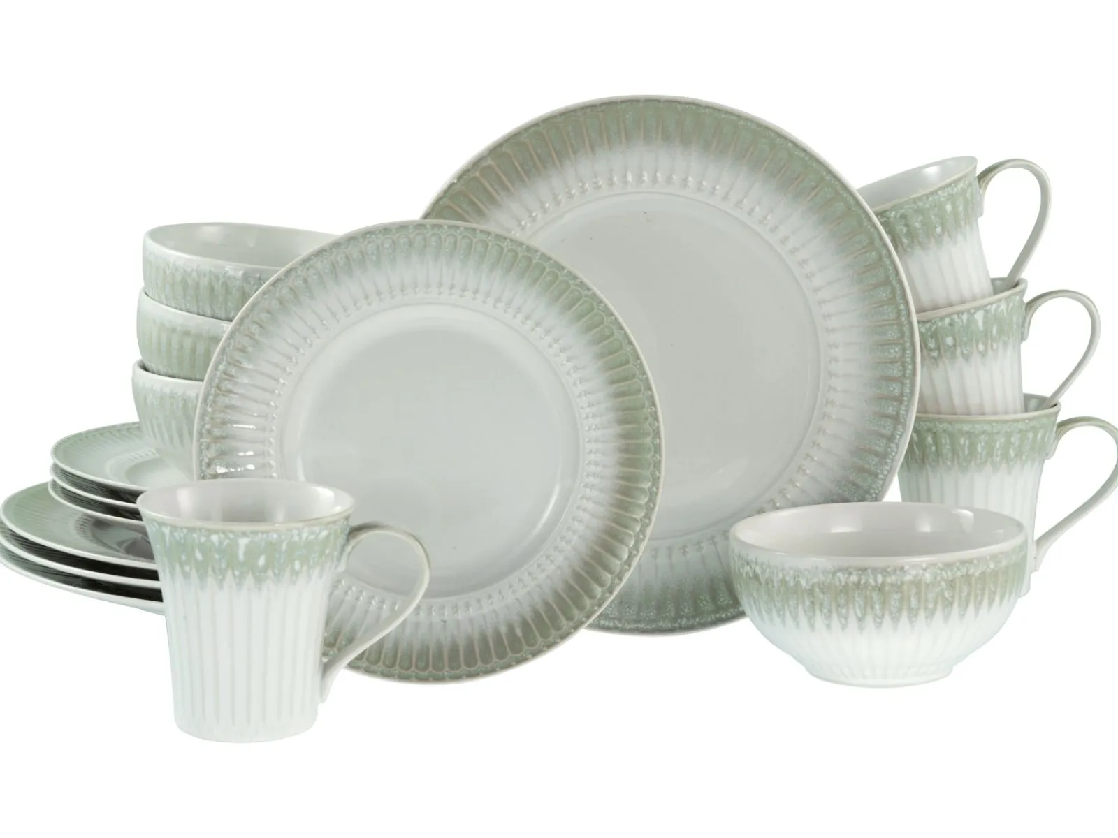 Creatable Geschirrset|Celadon - Kombiservice 16-tlg - Grün