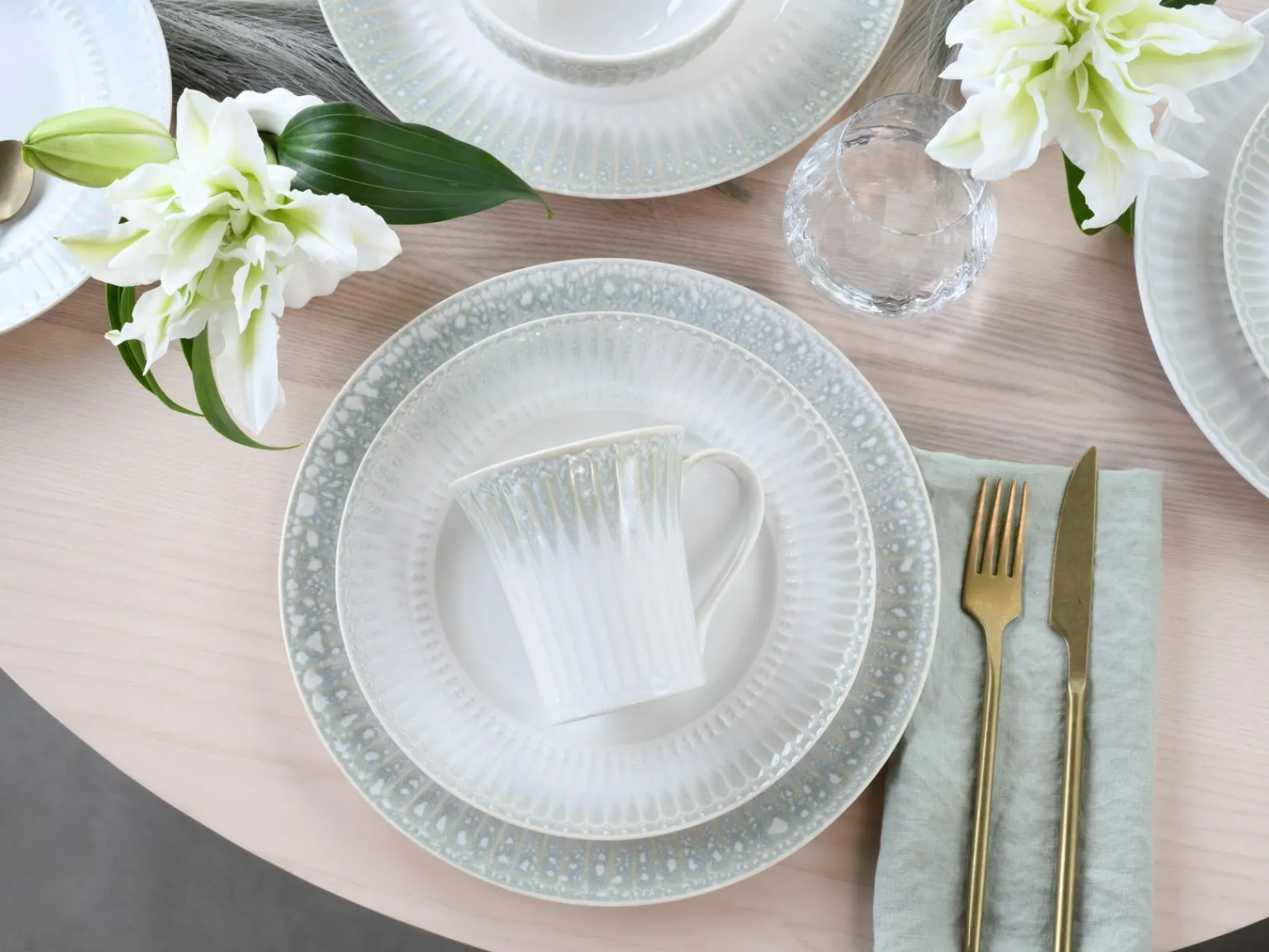 Creatable Geschirrset|Celadon - Kombiservice 16-tlg - Grün
