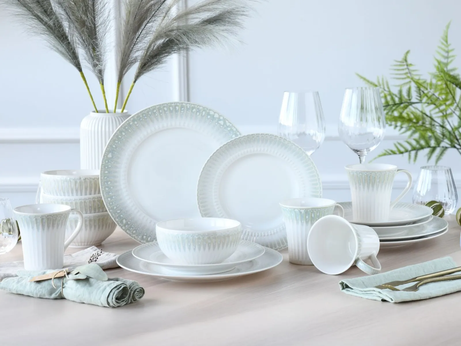 Creatable Geschirrset|Celadon - Kombiservice 16-tlg - Grün