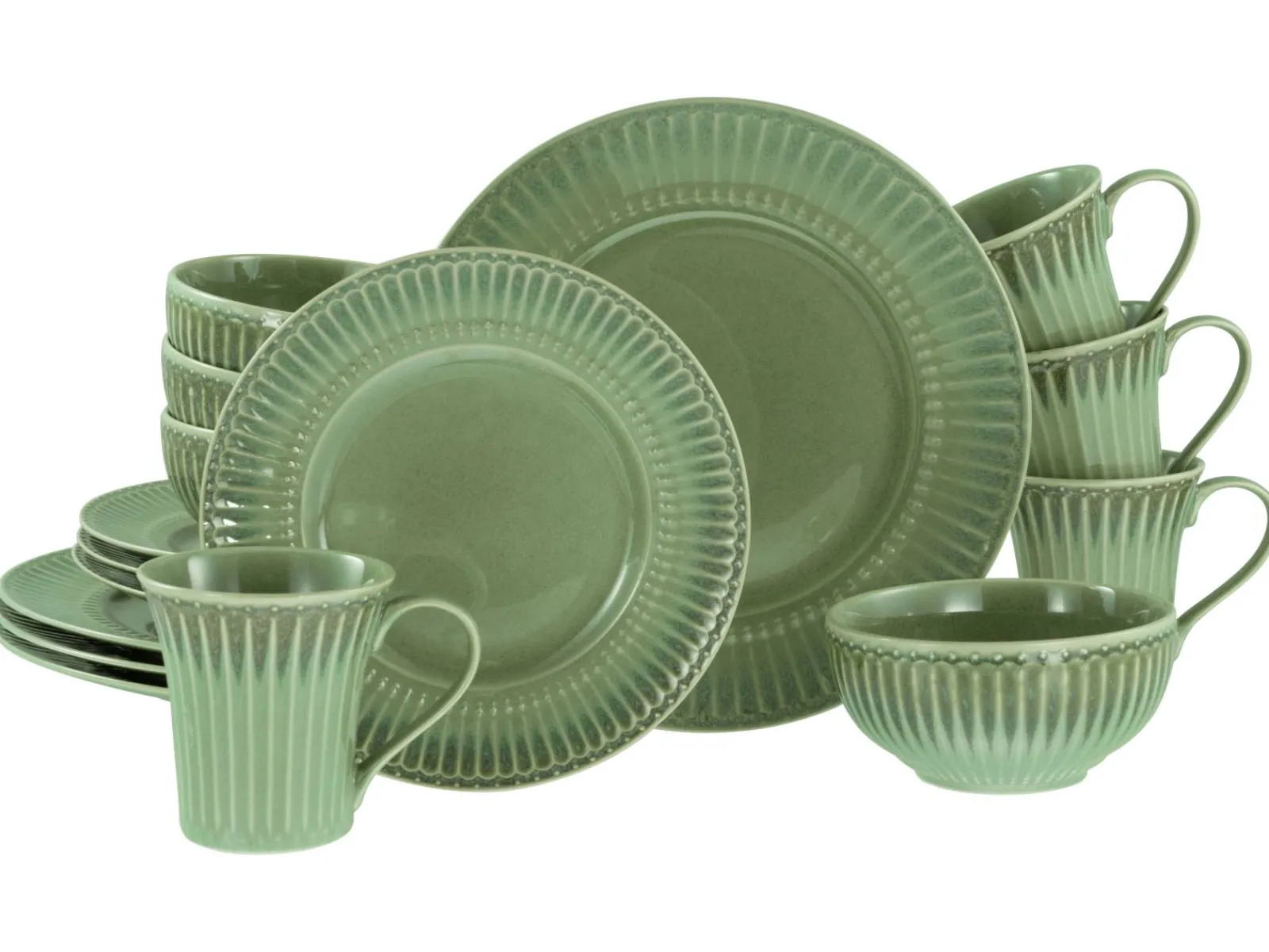 Creatable Geschirrset|Celadon - Kombiservice 16-tlg - Grün