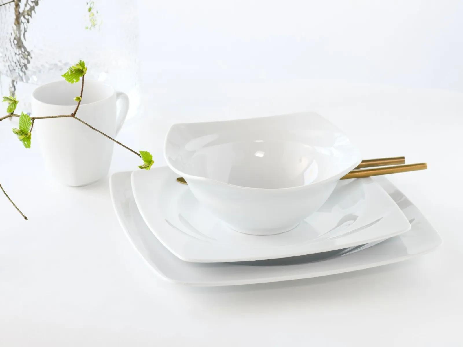 Creatable Bowls & Schüsseln|Geschirrset|Celebration - Müslischalen 6-tlg - Weiss