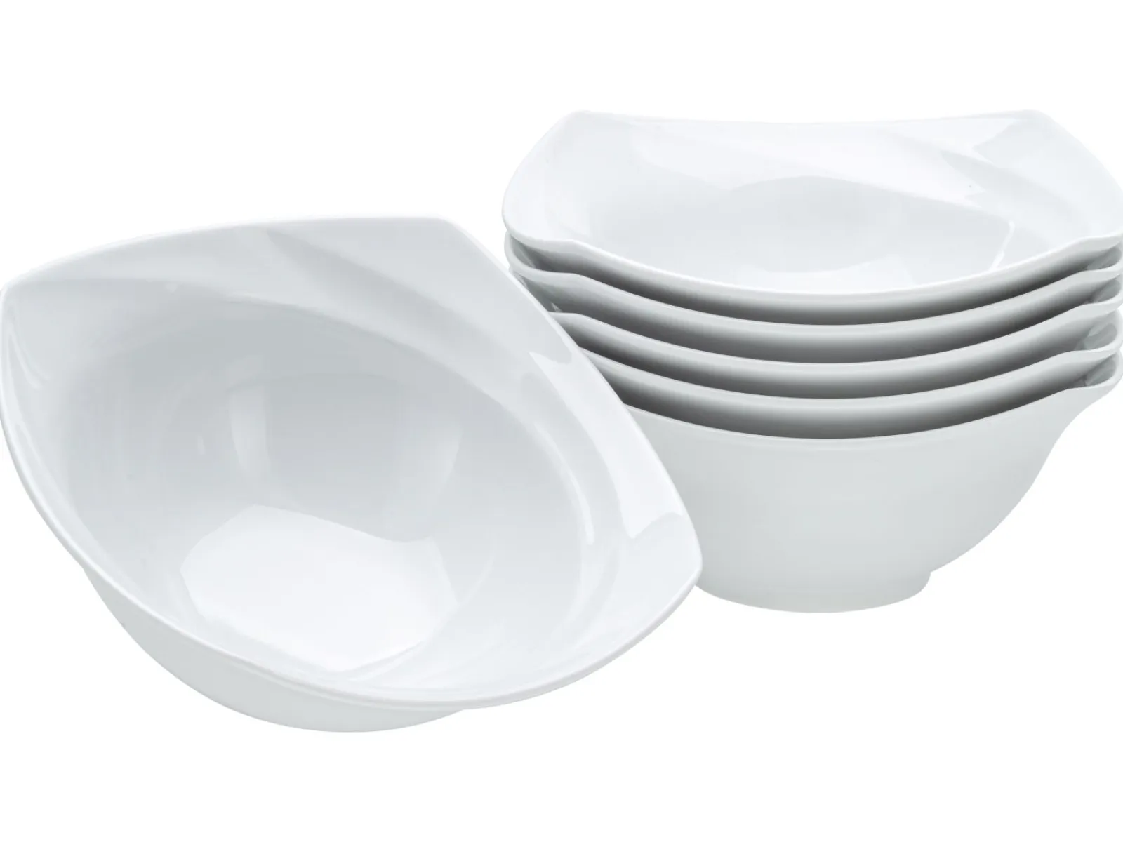 Creatable Bowls & Schüsseln|Geschirrset|Celebration - Müslischalen 6-tlg - Weiss