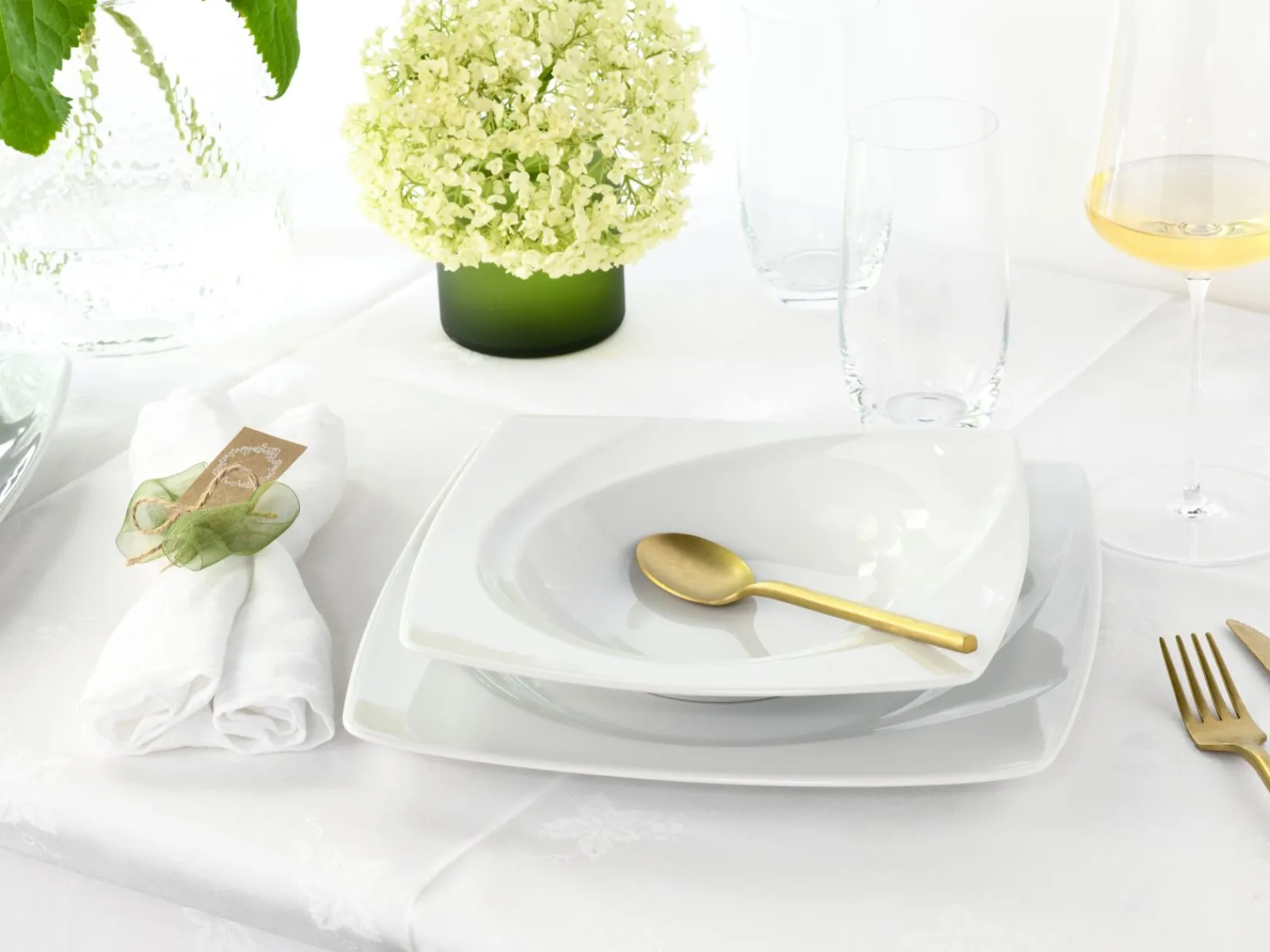 Creatable Geschirrset|Celebration - Tafelservice 12-tlg - Weiss