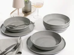 Creatable Geschirrset|Chef Collection - Tafelservice 12-tlg - Grau