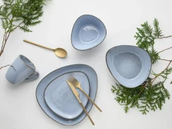 Creatable Geschirrset|Cloudy - Kombiservice 10-tlg - Smokeblue