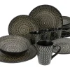 Creatable Geschirrset|Crafted - Kombiservice 16-tlg - Black