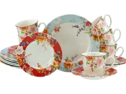 Creatable Geschirrset|Crimson - Kaffeeservice 18-tlg - creme