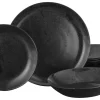 Creatable Geschirrset|Diana - Tellerset12-tlg - Schwarz