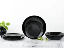 Creatable Geschirrset|Diana - Tellerset12-tlg - Schwarz
