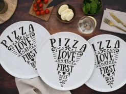 Creatable Pizza & Pasta|Geschirrset|Europa - Pizzateller 6-tlg - bunt