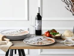 Creatable Pizza & Pasta|Geschirrset|Europa - Pizzateller 6-tlg - bunt