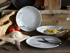 Creatable Pizza & Pasta|Geschirrset|Europa - Pizzateller 4-tlg - Weiss