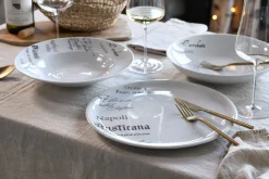 Creatable Pizza & Pasta|Geschirrset|Europa - Pizzateller 4-tlg - Weiss