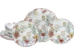 Creatable Geschirrset|Fiore - Tellerset 12-tlg - bunt