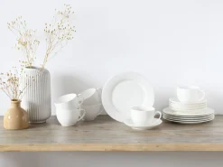 Creatable Geschirrset|Fleur Royal - Kaffeeservice - Creme weiss