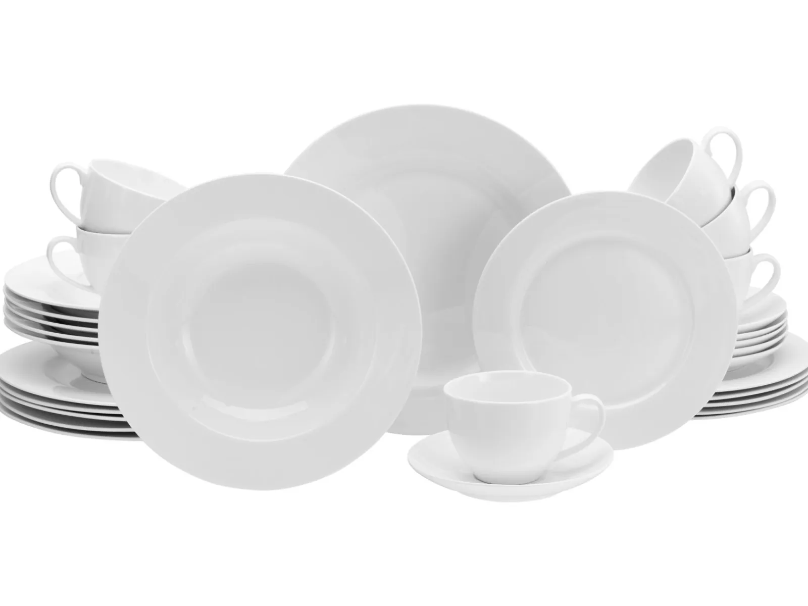 Creatable Geschirrset|Fleur Royal - Kombiservice - Creme weiss