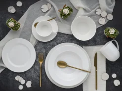 Creatable Geschirrset|Fleur Royal - Kombiservice - Creme weiss
