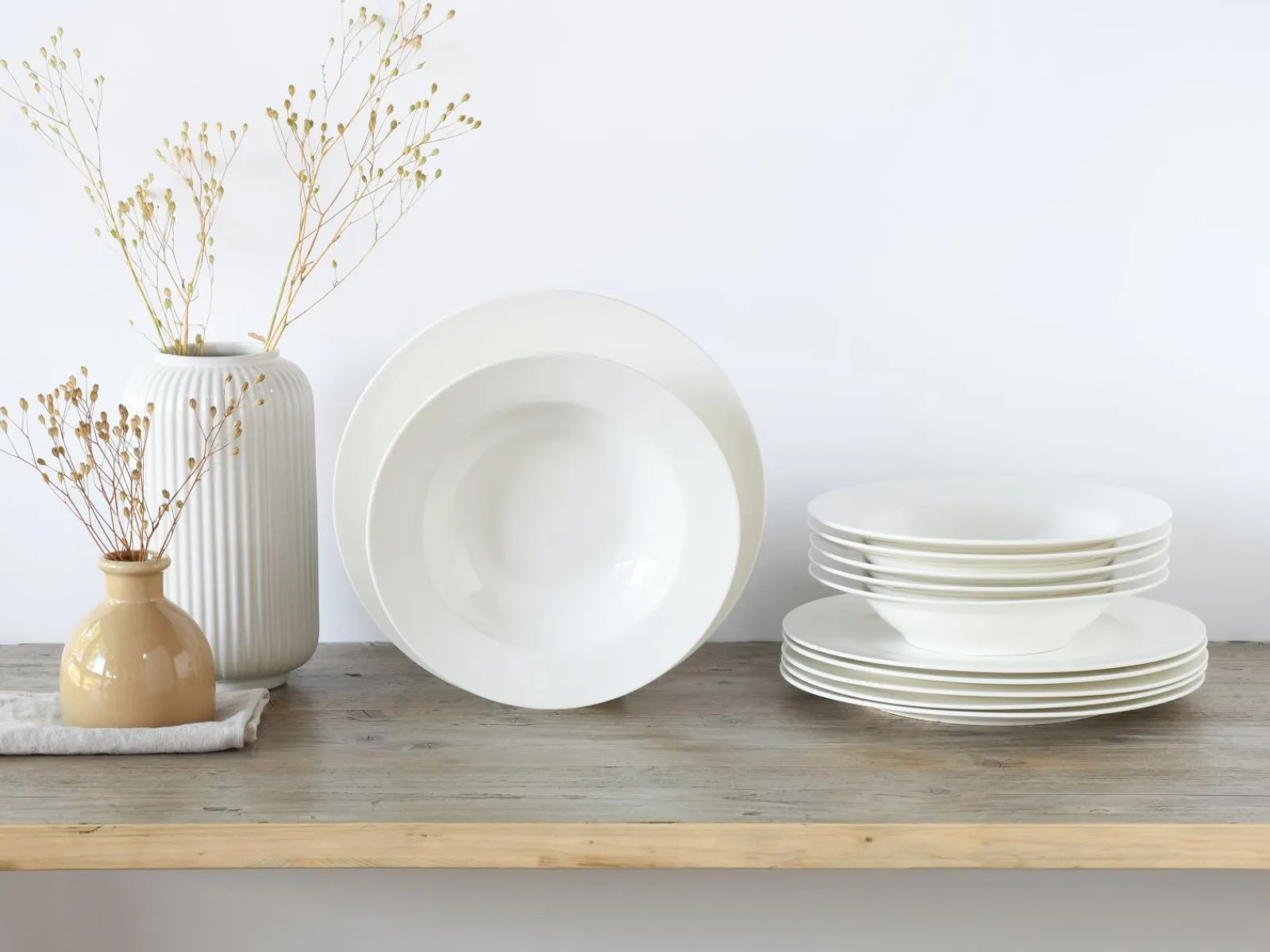 Creatable Geschirrset|Fleur Royal - Tafelservice - Creme weiss