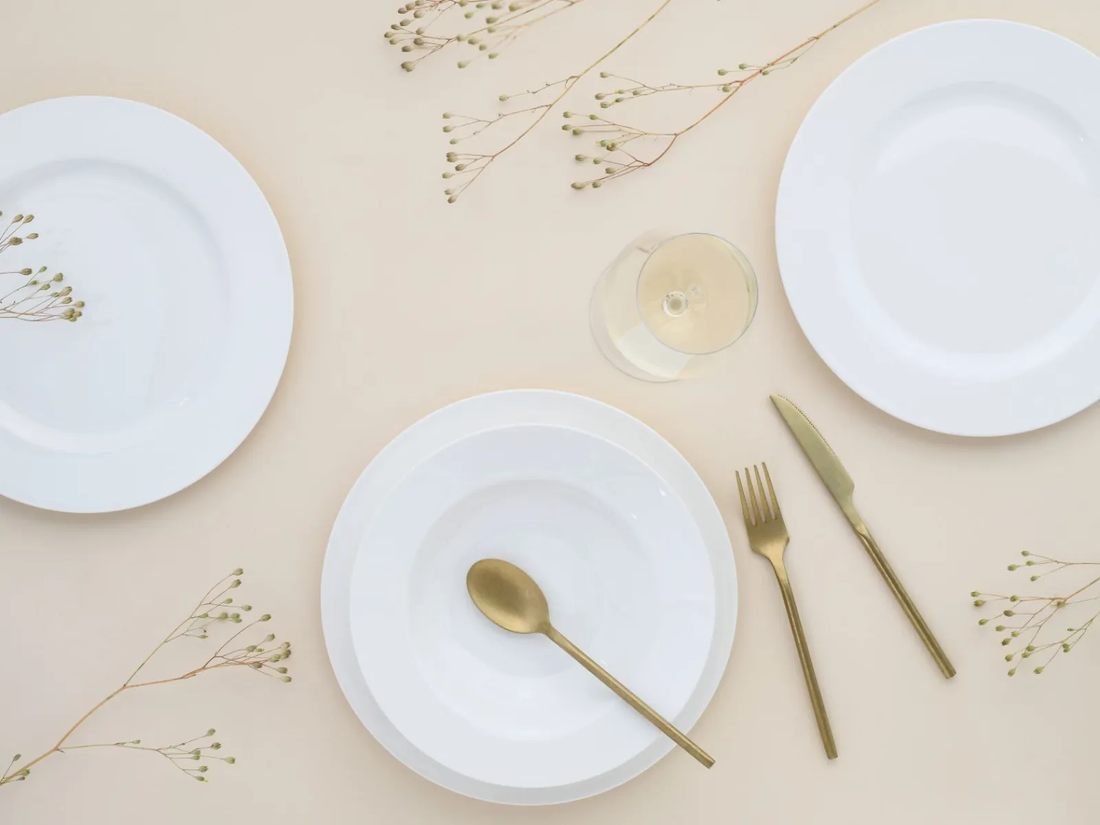 Creatable Geschirrset|Fleur Royal - Tafelservice - Creme weiss