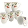 Creatable Becher & Tassen|Geschirrset|Flora - Kaffeebecher 6-tlg - Orchard